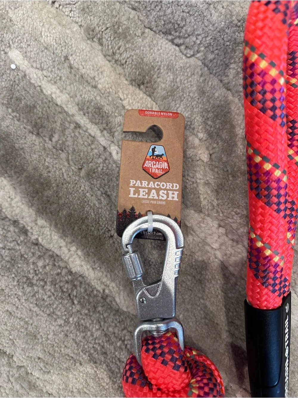 Arcadia Trail Paracord Dog Leash and Collar Set Large